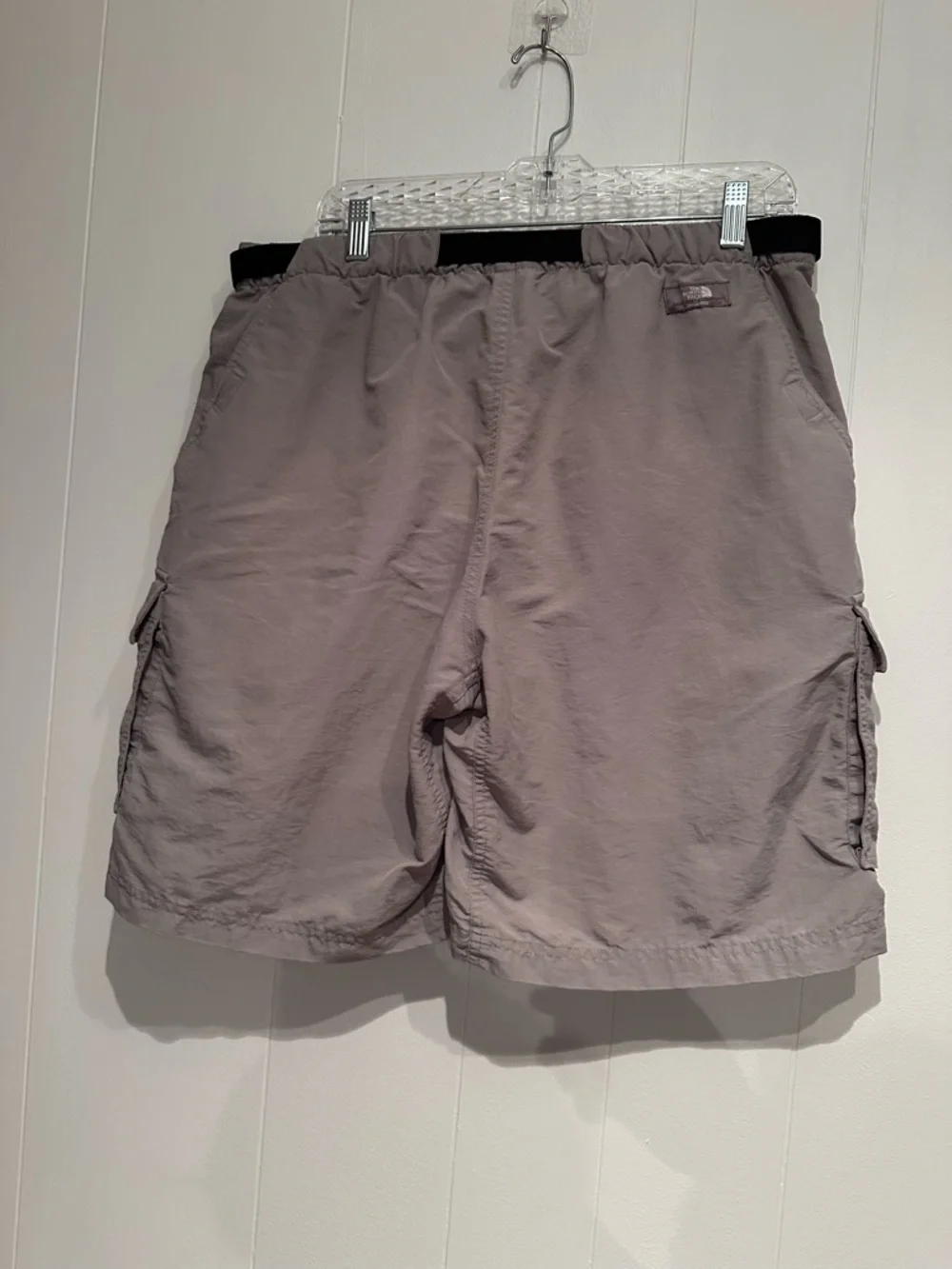 The North Face Cargo Shorts Mens L Belted Hiking Outdoor Nylon